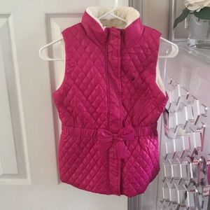 Girls pink Nautica Vest